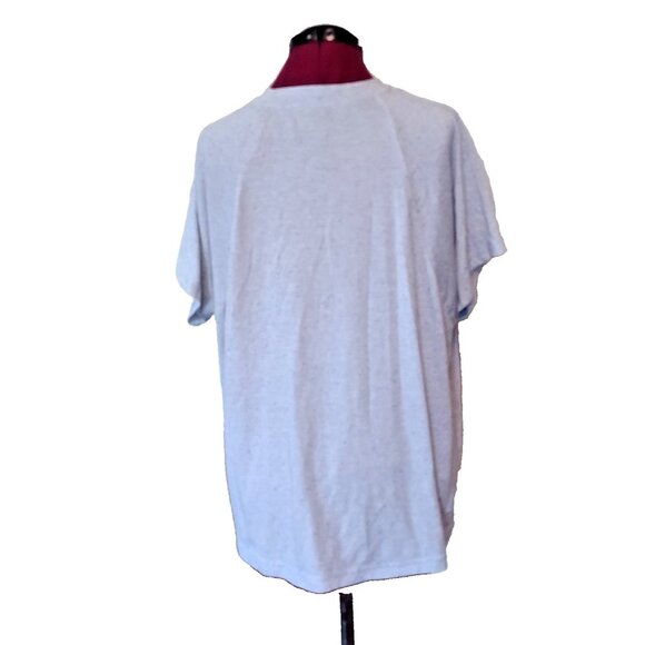 Adidas Future Icons Winners 3.0 T-Shirt Women's 1X Wonder Blue Melange Plus Soft - Picture 2 of 7